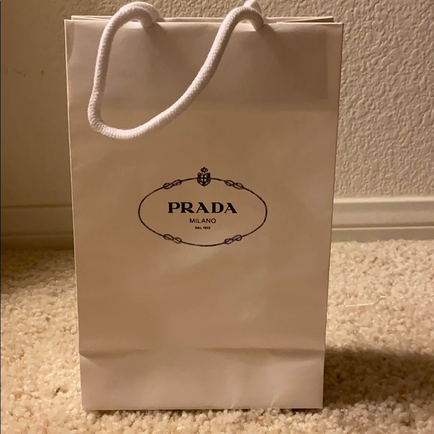 Authentic Small Prada Paper Shopping Bag